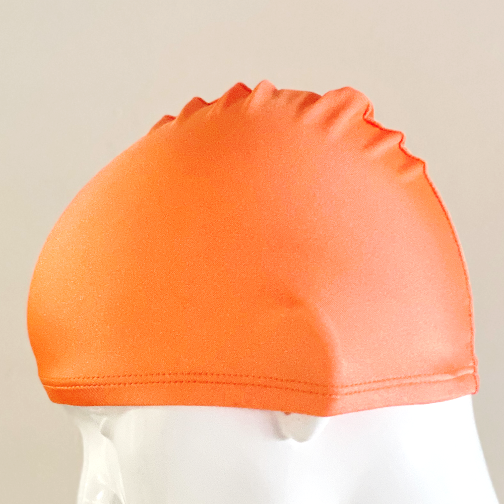 Lycra Swim Cap Size Small in Orange