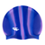 Spurt Multi-Colour Plain MI9 Purple and Blue Vertical Stripes Silicone Swim Cap