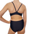 Extra Life Thin Strap Swimsuit in Plain Black