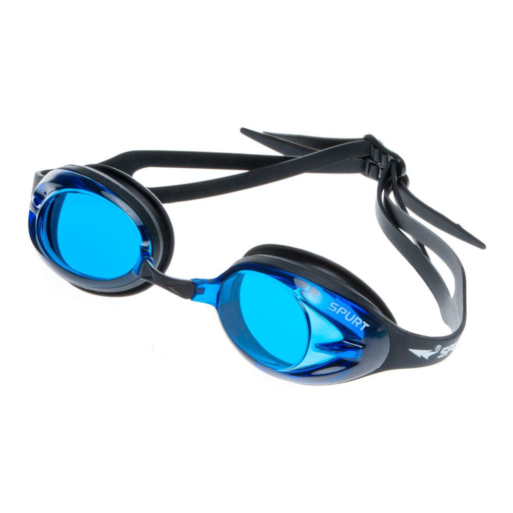 Spurt Crush N3 Senior Goggle in Black with Blue Lens and Medium Tint