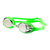 Spurt Crush N3 Senior Goggle in Bright Green with Mirror Silver Lens and Light Tint