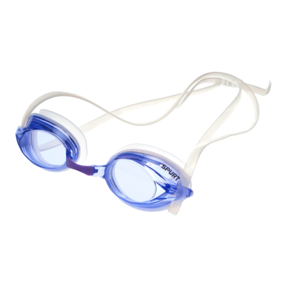 Spurt Pace N6 Senior Goggle in Opaque White with Lilac Lens and Light Tint