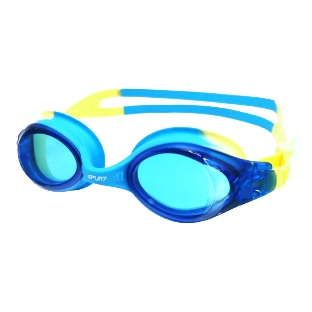 Spurt Flow UCS Senior Goggle in Yellow and Sky Blue with Blue Lens and Light Tint