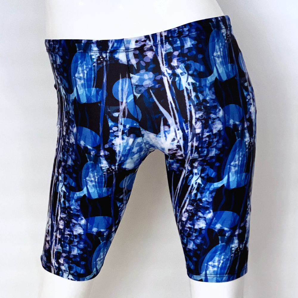 Extra Life Jammer Swimsuit in Blue Bubbles