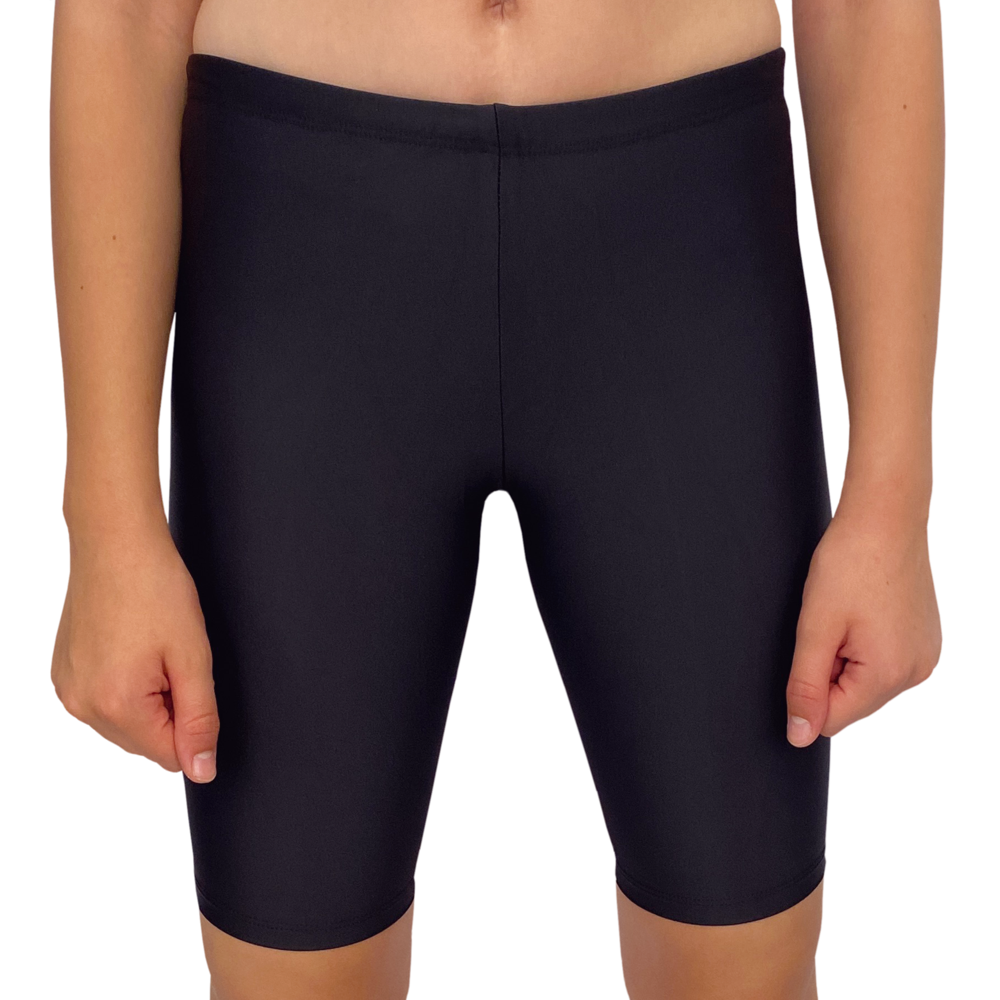 Extra Life Jammer Swimsuit in Plain Black