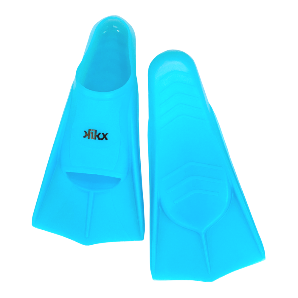 Kikx Short Training Fin in Transparent Sky Blue